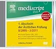 Mediscript 1. Abschnitt der �rztlichen Pr�fung 8/05-3/11 DVD, inkl. Physikum 3/96-3/05: Alle Original-IMPP-Pr�fungsfragen des 1. Abschnitts der �rztichen Pr�fung ausf�hrlich und pr�zise kommentiert