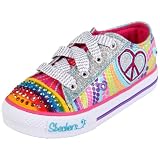 Skechers Twinkle Toes S Lights Heart Sparks Lighted Sneaker (Toddler/Little Kid/Big Kid)