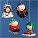 Set of 4 South Park Characters - Kenny, Cartman, Stan & Kyle Christmas Ornaments Image