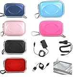 (5 in 1) Hard Shell Carrying Case for Creative Zen 4gb 8gb 16gb 32gb MP3 Player + Screen Protector Kit + CLOTH for Zen Player Creative Zen Small Wonder + Zen mp3 Car Charger + Zen Travel Charger + Retractable data cable for Zen 4G Zen 8G Zen 16G