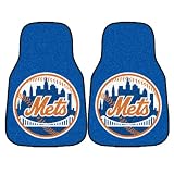 FANMATS 6444 MLB - New York Mets Front Car Mat - 2 Piece