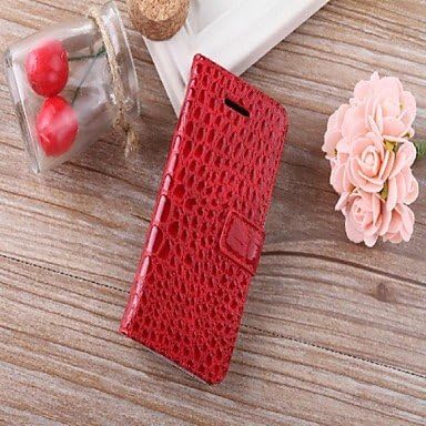 Luxury Alligator Pattern Wallet Case Wallet Leather Case for iPhone 5C(Assorted Colors) ( Color : Blue )