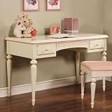 Doll House Writing Desk 29hx48w Antique White