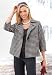 Apparel : Houndstooth Cropped Jacket
