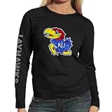 Kansas Jayhawks Ladies Black Taylor Long Sleeve T-shirt