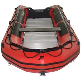 Mercury 430 Heavy Duty PVC Inflatable Boat, Red, 14-Feet 1-Inch (2010 Model) by 