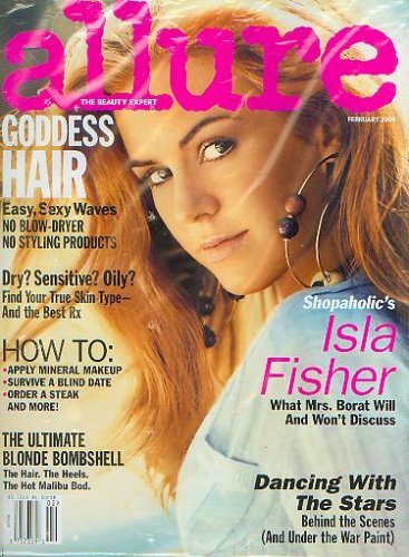 Allure Magazine February 2009 Isla Fisher