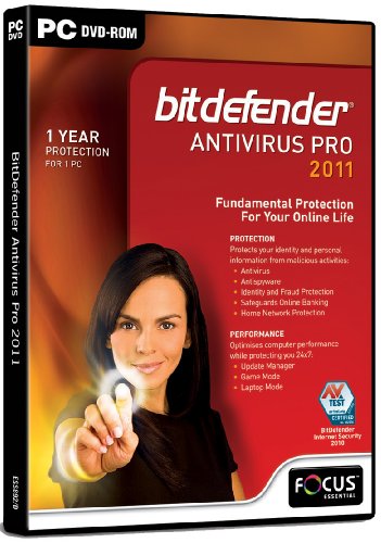 BitDefender Anti-Virus 2011, 1 PC, 1 Year Subscription 