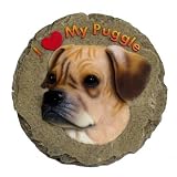 Outdoor Living : Puggle Dog Stepping Stone / Wall Plaque , 9'