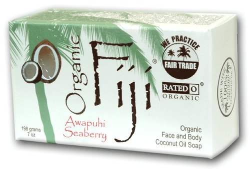 Awapuhi Seaberry Nourishing Soap Cleanser for Face and Body, Certified Organic Coconut Oil and Essential Oil Barsoap