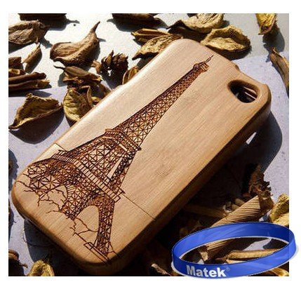 51It6r1LycL # Matek: Eiffel tower Real Natural Bamboo Wood Wooden Hard Case Cover iPhone 4 4S 4G ,177 Big Sale