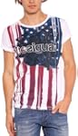 Desigual Herren T-Shirt Flag 31T1436...