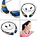Rymemo 2016 Newest Match Color Universal Wireless Bluetooth 4.1 Music Earphones Stereo Headphones Sports/running Magnetic Headset Earbuds for Iphone Samsung Lg, Gold-Blue