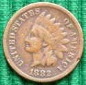 1882 indian head cent by: Hobbit Us Coin Mart