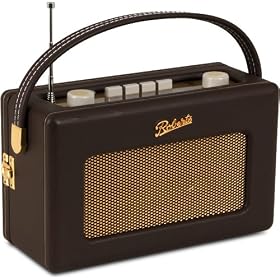 Roberts RD60 Revival DAB/FM RDS Digital Radio with Up to 120 Hours Battery Life - Cocoa
