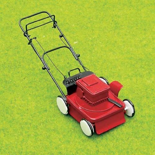 Modern : Dollhouse Miniature Modern Power Lawnmower