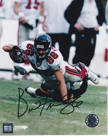 Brian Finneran Autographed/Hand Signed Atlanta Falcons 8x10 Photo