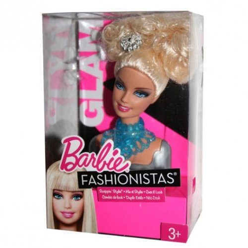 Barbie Fashionistas Swappin Styles Glam Head (Toy) 51ItMujoixL Barbie Fashionistas Swappin Styles Glam Head (Toy)