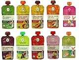Peter Rabbit Organics 100% Pure Baby Food 10 Flavor Variety,   (Pack of 10)