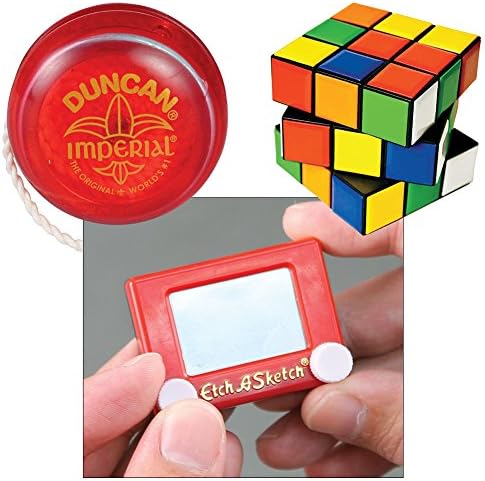 World's Smallest Toy Set Yo-Yo Rubik's Cube &amp; Etch-A-Sketch They All Work