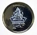 Ganesh 20 Grams Coin in Pure Silver and Gold 2-tone 37mm
