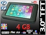 Produkt-Bild: Video MP5 / MP4 / MP3 Player 4GB Samsung Flash Speicher Spielt RM/RMVB/AVI/DIVX/FLV 7,6 cm (3 Zoll)
