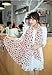 Shop4Clothing365(TM) New Fashion Chiffon Scarf Shawl- Light Pink Background, Colorful Heart-shaped Pattern(SC03-017-01)