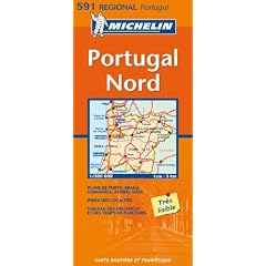 Carte REGIONAL Portugal Nord