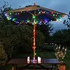 50 colour solar lights