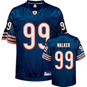 Darwin Walker Jersey: Reebok Navy Replica #99 Chicago Bears Jersey