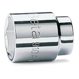Beta 910 A22 22mm 3/8 Square Drive Socket with Hexagon Ends
