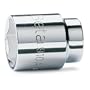 Beta 910A 15mm 3/8" Drive Socket, 6 Point, with Chrome Plated