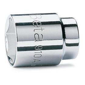 Beta 910A 18mm 3/8" Drive Socket, 6 Point, with Chrome Plated