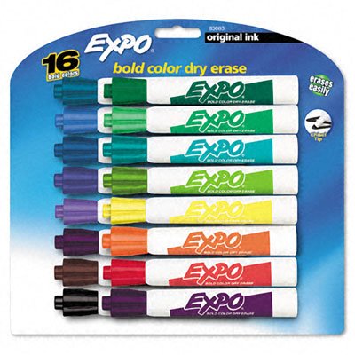 Childrens Toyshop  Toys : SAN83083 Dry-erase Marker,Nontoxic,Chisel Point,16/ST,Assorted
