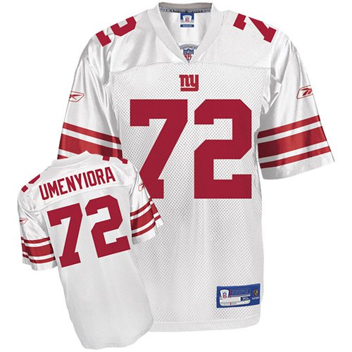 Reebok New York Giants Osi Umenyiora Replica White Jersey Small