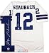 Roger Staubach Autographed/Hand SIgned Custom Jersey (Dallas Cowboys)