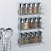 Organize It All 3-Tier Wall-Mounted Spice Rack, Chrome 1812