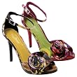Anne Michelle by Journee OpenToe Floral Stiletto