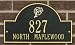 Miami Dolphins Black and Gold Personalized Address Plaque