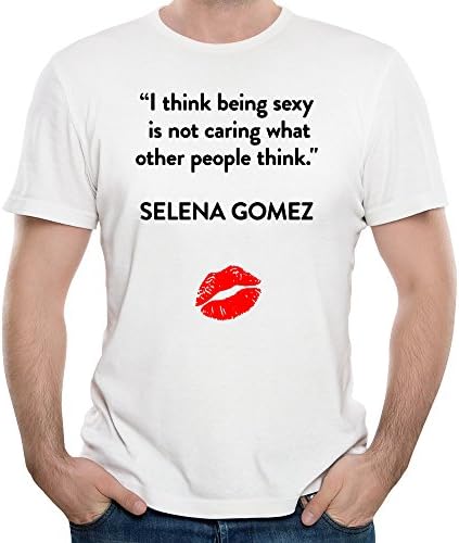 Men's Selena Gomez Love Tshirt White
