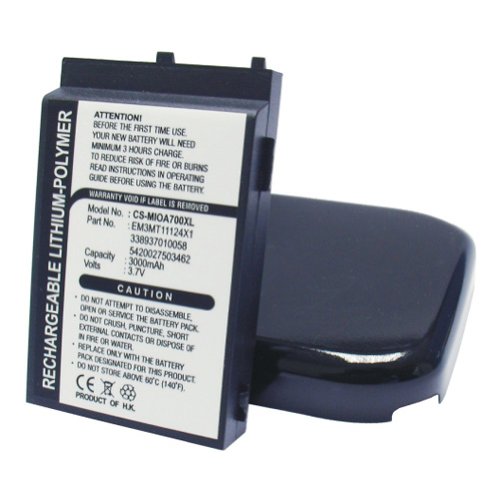 Bluetrade Akku f&uuml;r Mitac Mio A700 (3000mAh) Preisvergleich