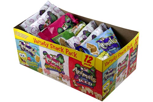 Keebler Variety Animal Cookies Snack Pack 12 Bags by Keebler