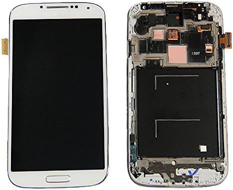 NovaMass White LCD Display Touch Screen Digitizer full assembly With Frame for Samsung Galaxy SIV S4 I337 M919