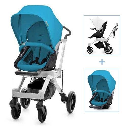 Orbit Baby G2 Color Packed Stroller in Black Pacific Blue