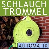 Automatik Schlauchtrommel 20 Meter grün