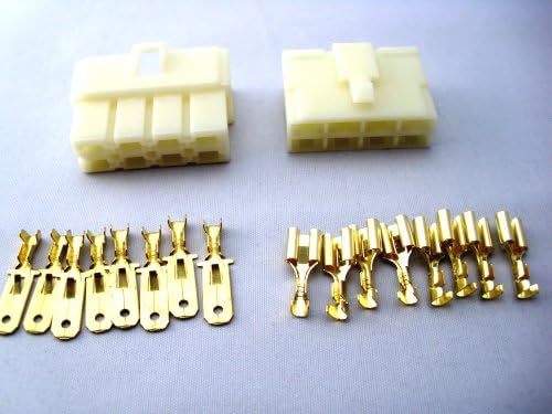 2 sets 6.3mm 8 way Quick Electrical Connector/Terminal for Car Motorcycle Boat