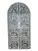 Hand Carved Vitarka Dhyana Mudra Buddha Seated Wall Panel Door India Furniture 72 Inch