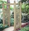 The Vineyard Multi Width Tan Vinyl Arbor