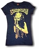 Janis Joplin PERFORMANCE Vintage logo Women's Babydoll Tee Shirt