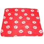 Tier Fleece Decke Matte Hundedecke Kuscheldecke Liegedecke Katze Hunde 60x70cm Rot+Wei� Kralle